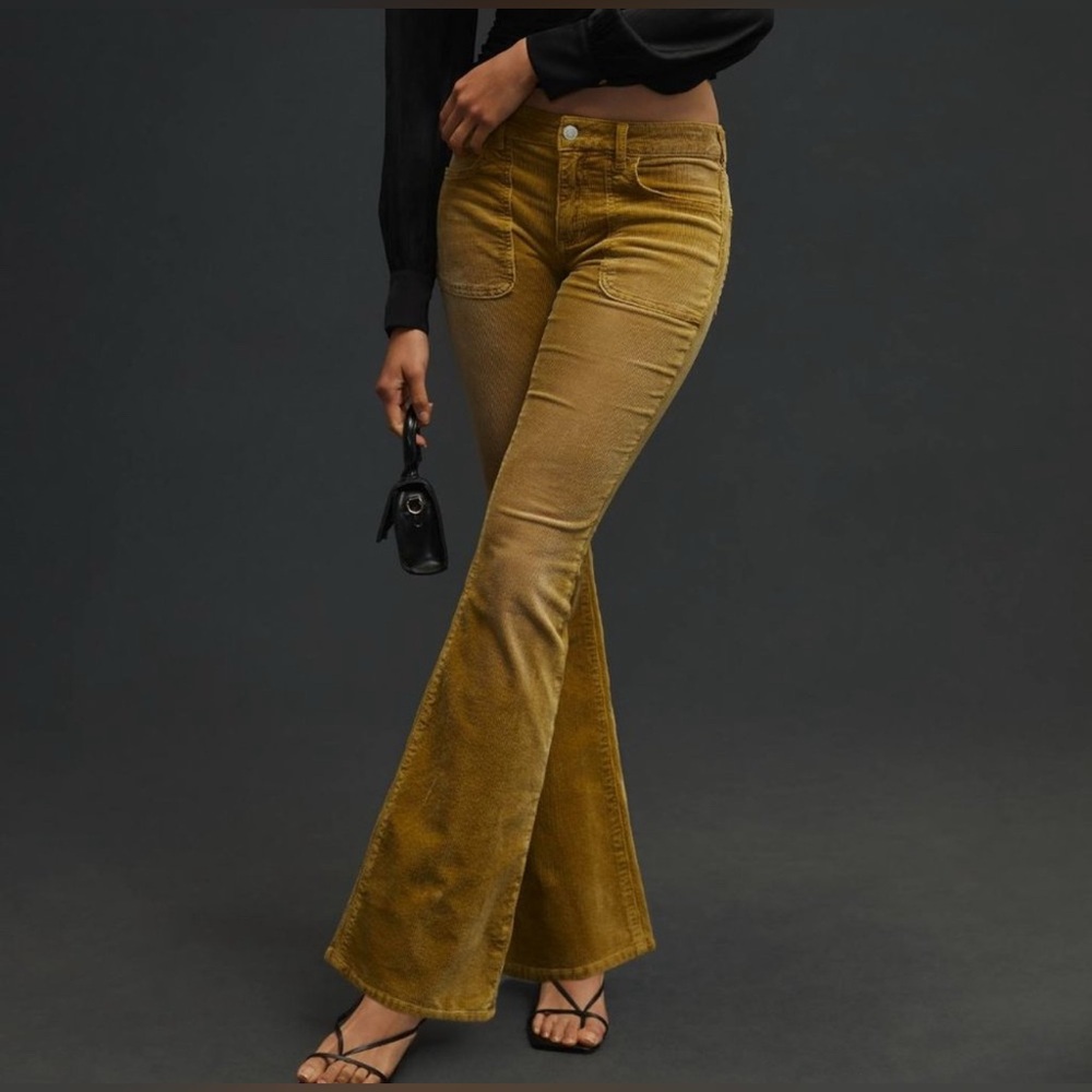Anthropologie The Icon Flare Corduroy Jeans